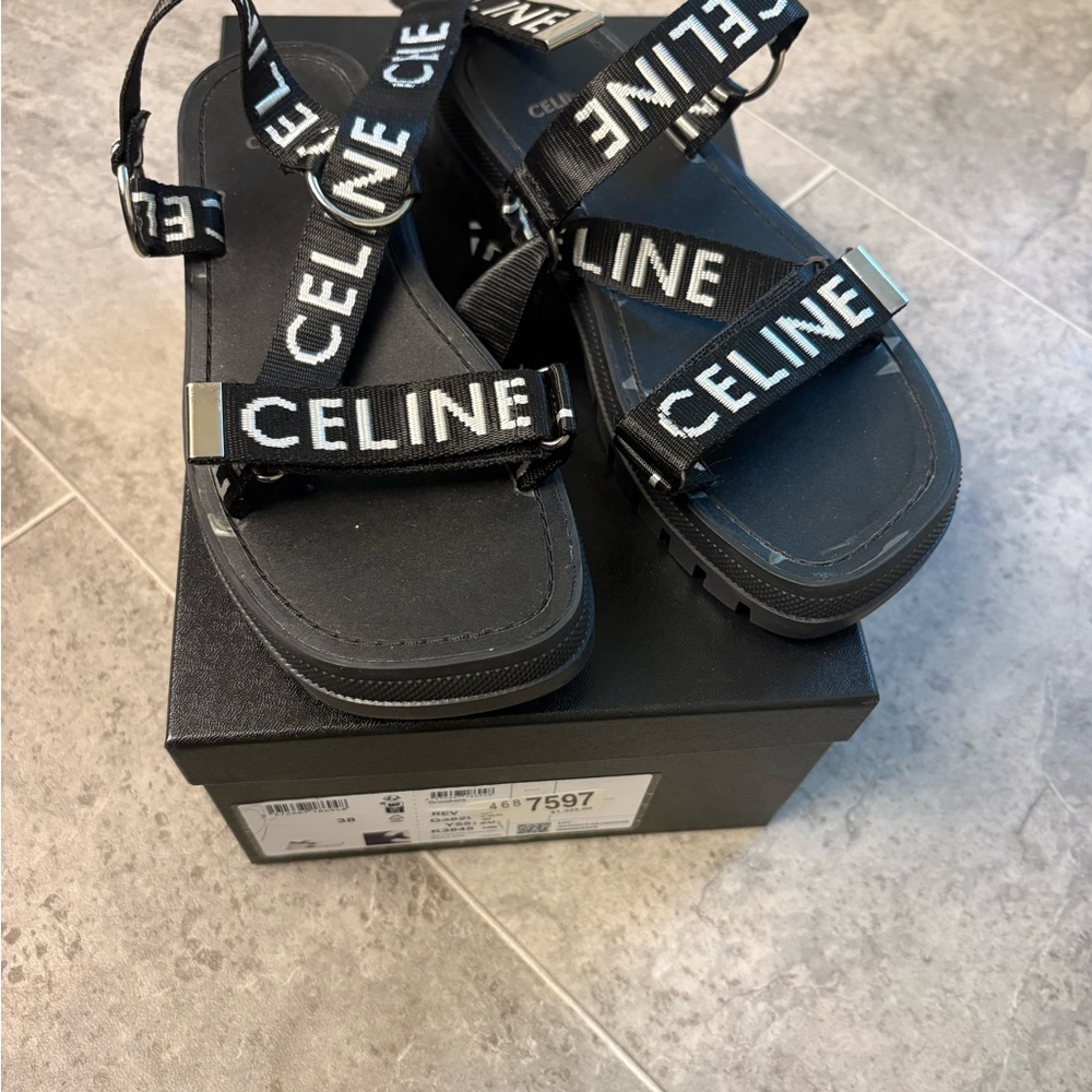 Black Strappy Sandals